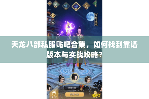 天龙八部私服贴吧合集，如何找到靠谱版本与实战攻略？