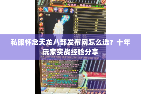 私服怀念天龙八部发布网怎么选？十年玩家实战经验分享
