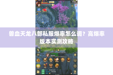 兽血天龙八部私服爆率怎么调？高爆率版本实测攻略