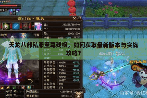 天龙八部私服至尊残枫，如何获取最新版本与实战攻略？