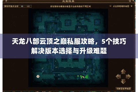 天龙八部云顶之巅私服攻略，5个技巧解决版本选择与升级难题