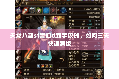 天龙八部sf兽血tl新手攻略，如何三天快速满级