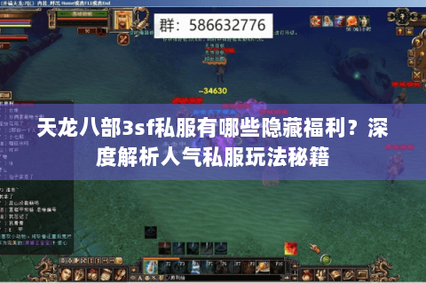 天龙八部3sf私服有哪些隐藏福利？深度解析人气私服玩法秘籍