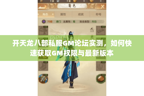 开天龙八部私服GM论坛实测，如何快速获取GM权限与最新版本