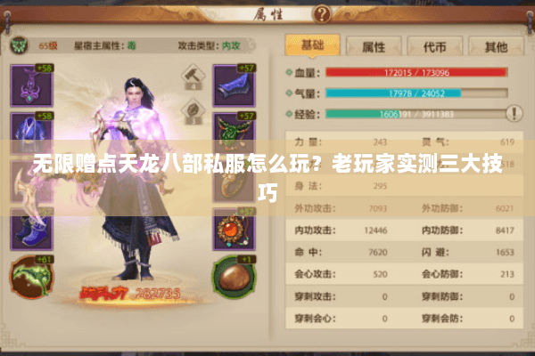 无限赠点天龙八部私服怎么玩？老玩家实测三大技巧