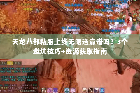 天龙八部私服上线无限送靠谱吗？3个避坑技巧+资源获取指南