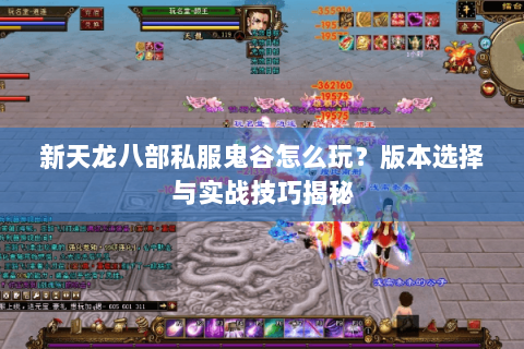 新天龙八部私服鬼谷怎么玩？版本选择与实战技巧揭秘