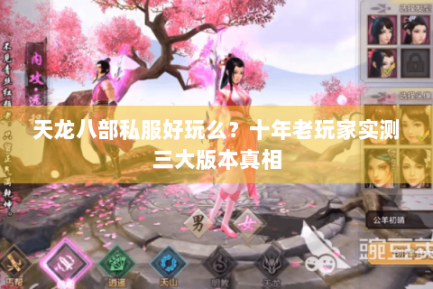 天龙八部私服好玩么？十年老玩家实测三大版本真相