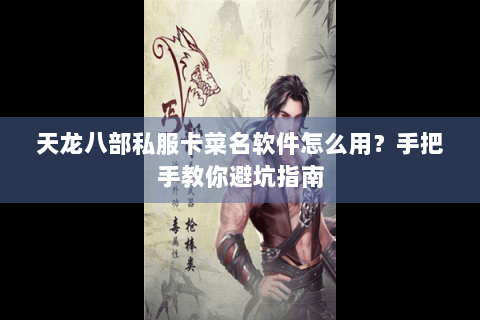 天龙八部私服卡菜名软件怎么用？手把手教你避坑指南