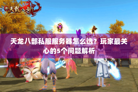 天龙八部私服服务器怎么选？玩家最关心的5个问题解析