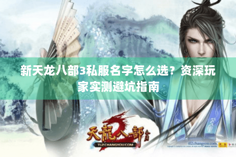新天龙八部3私服名字怎么选？资深玩家实测避坑指南