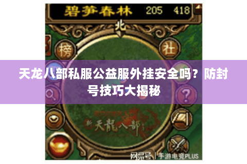 天龙八部私服公益服外挂安全吗？防封号技巧大揭秘