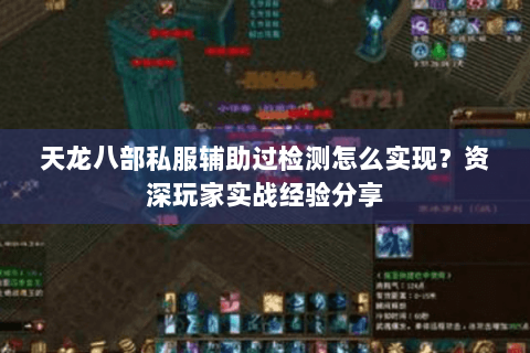 天龙八部私服辅助过检测怎么实现？资深玩家实战经验分享