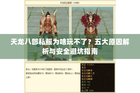 天龙八部私服为啥玩不了？五大原因解析与安全避坑指南