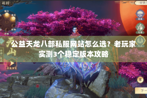 公益天龙八部私服网站怎么选？老玩家实测3个稳定版本攻略