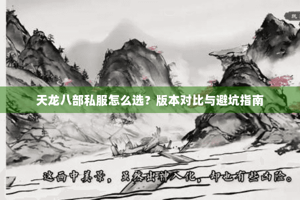 天龙八部私服怎么选？版本对比与避坑指南