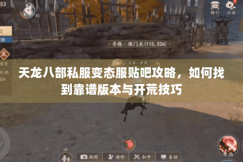 天龙八部私服变态服贴吧攻略，如何找到靠谱版本与开荒技巧