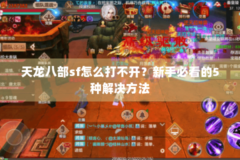 天龙八部sf怎么打不开？新手必看的5种解决方法