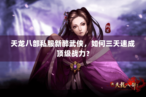天龙八部私服新醉武侠，如何三天速成顶级战力？