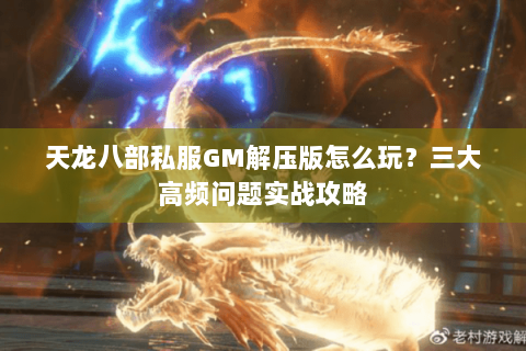 天龙八部私服GM解压版怎么玩？三大高频问题实战攻略