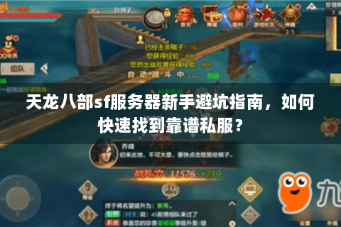 天龙八部sf服务器新手避坑指南，如何快速找到靠谱私服？