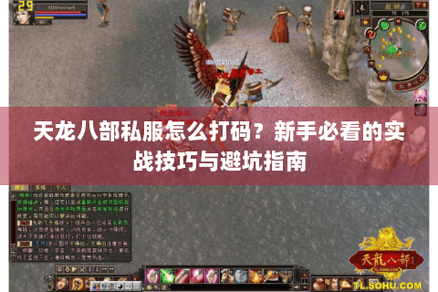 天龙八部私服怎么打码？新手必看的实战技巧与避坑指南