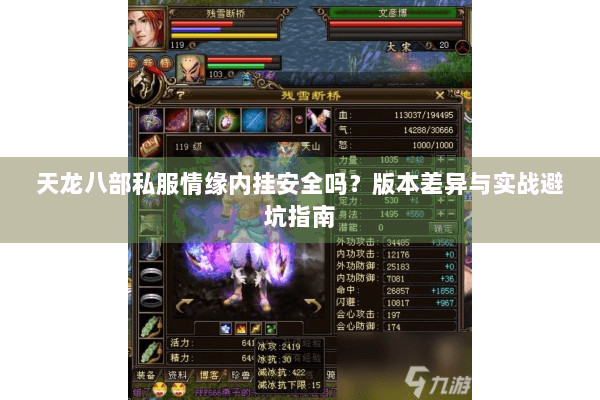 天龙八部私服情缘内挂安全吗？版本差异与实战避坑指南