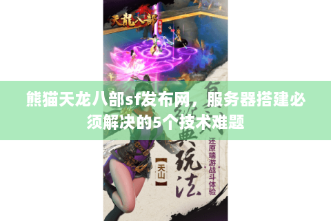 熊猫天龙八部sf发布网，服务器搭建必须解决的5个技术难题