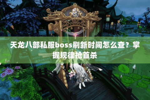 天龙八部私服boss刷新时间怎么查？掌握规律抢首杀