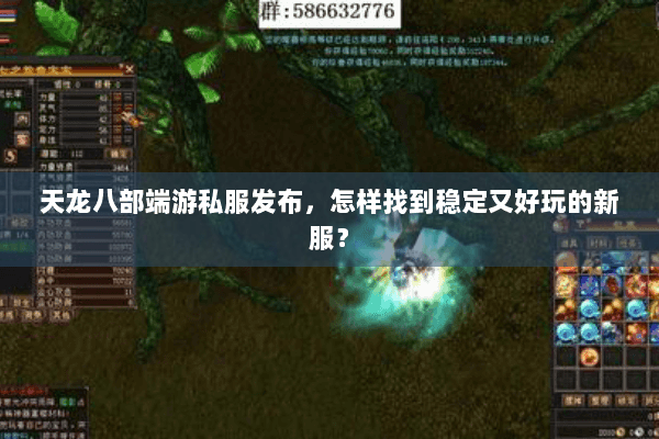 天龙八部端游私服发布，怎样找到稳定又好玩的新服？