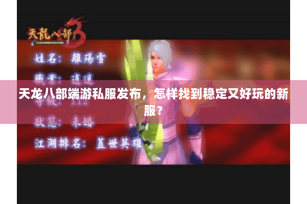 天龙八部端游私服发布，怎样找到稳定又好玩的新服？