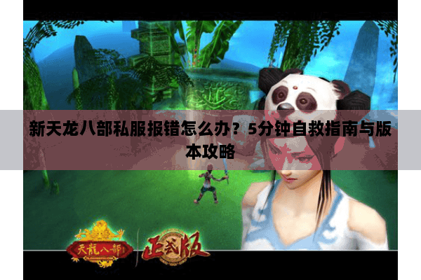 新天龙八部私服报错怎么办？5分钟自救指南与版本攻略