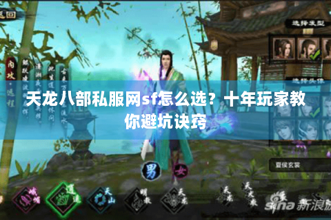 天龙八部私服网sf怎么选？十年玩家教你避坑诀窍