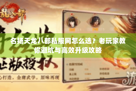 名扬天龙八部私服网怎么选？老玩家教你避坑与高效升级攻略