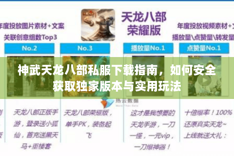 神武天龙八部私服下载指南，如何安全获取独家版本与实用玩法