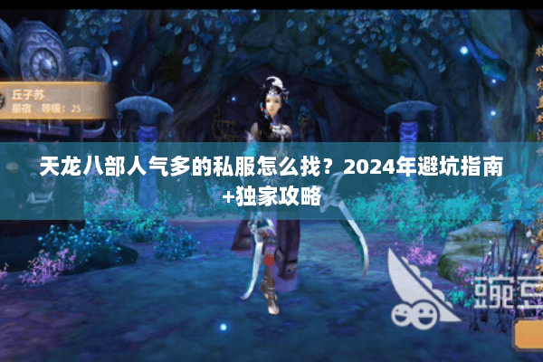 天龙八部人气多的私服怎么找？2024年避坑指南+独家攻略