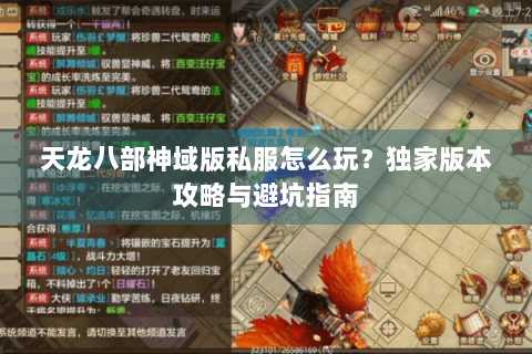 天龙八部神域版私服怎么玩？独家版本攻略与避坑指南