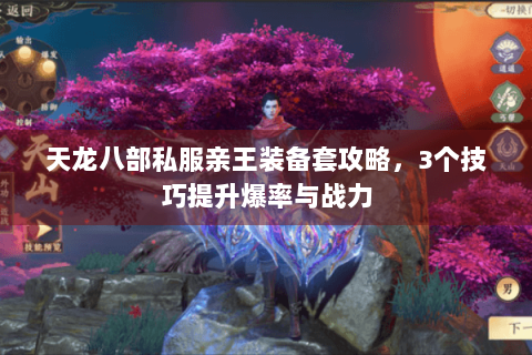 天龙八部私服亲王装备套攻略，3个技巧提升爆率与战力