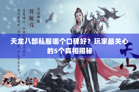 天龙八部私服哪个口碑好？玩家最关心的5个真相揭秘