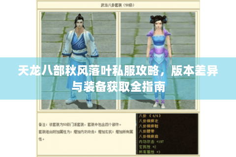 天龙八部秋风落叶私服攻略，版本差异与装备获取全指南