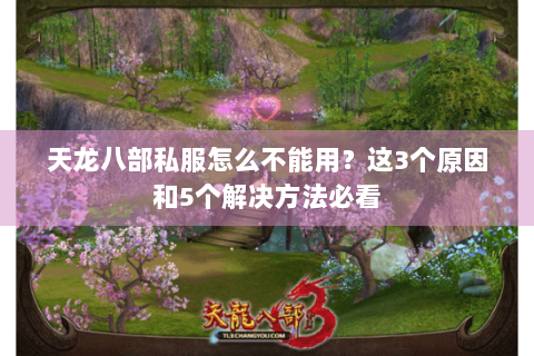 天龙八部私服怎么不能用？这3个原因和5个解决方法必看