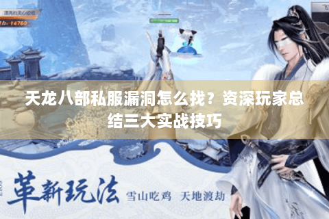 天龙八部私服漏洞怎么找？资深玩家总结三大实战技巧