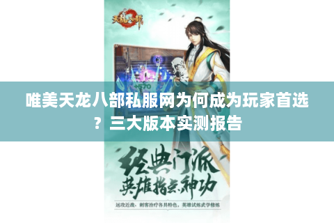 唯美天龙八部私服网为何成为玩家首选？三大版本实测报告