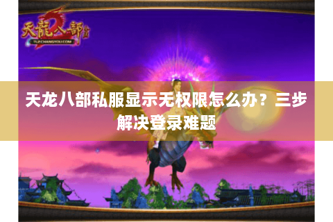 天龙八部私服显示无权限怎么办？三步解决登录难题