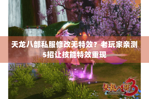 天龙八部私服修改无特效？老玩家亲测5招让技能特效重现