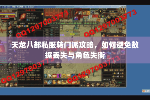 天龙八部私服转门派攻略，如何避免数据丢失与角色失衡