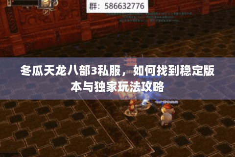 冬瓜天龙八部3私服，如何找到稳定版本与独家玩法攻略
