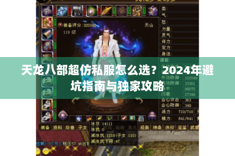 天龙八部超仿私服怎么选？2024年避坑指南与独家攻略