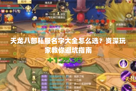 天龙八部私服名字大全怎么选？资深玩家教你避坑指南