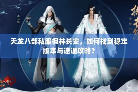 天龙八部私服枫林长安，如何找到稳定版本与速通攻略？